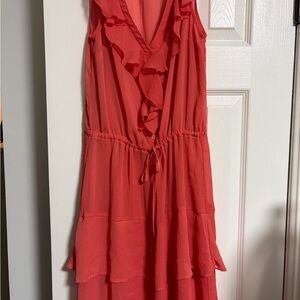 Old Navy Vibrant Red Midi Dress